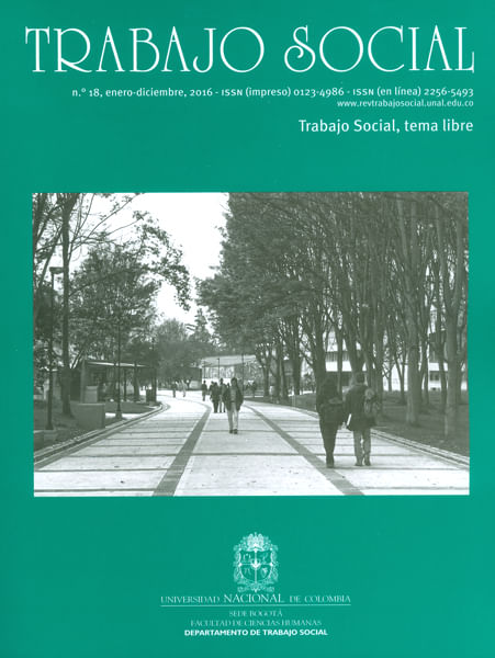 Revista de trabajo social No18 Trabajo social tema libre