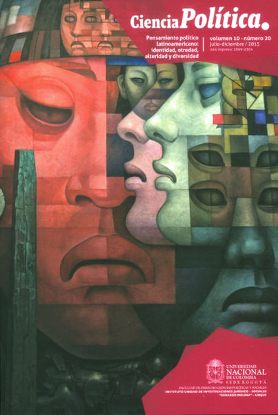 Revista ciencia políticaPensamiento político latinoamericanoidentidadotredadalteridad y diversidad Vol10No20