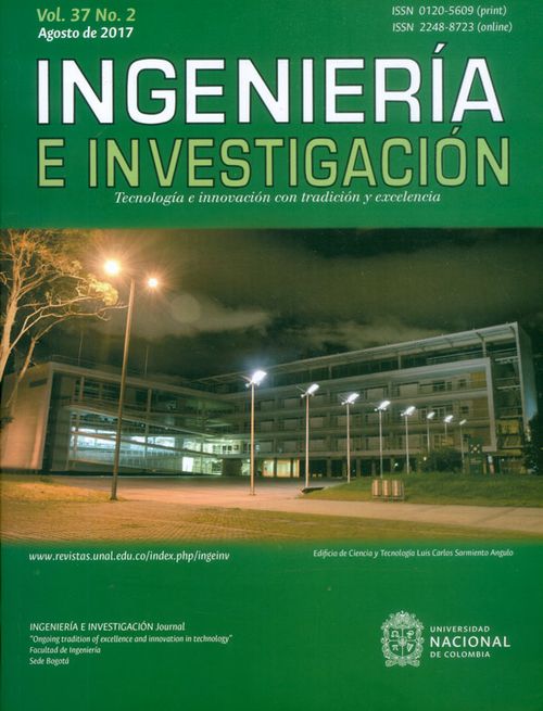 Ingeniería e investigación Vol37 No2