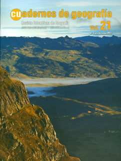 Cuadernos de geografía Revista Colombiana de Geografía Vol 21 No 2