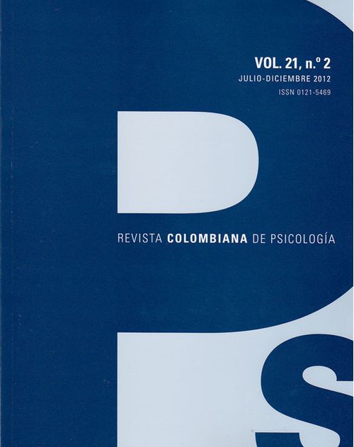 Revista colombiana de psicología Vol 21 No 2
