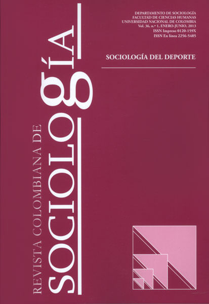 Revista Colombiana de Sociología Vol 36 No 1