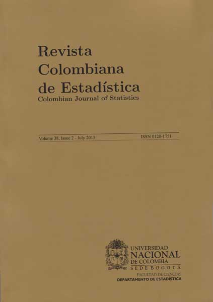 Revista Colombiana de Estadística Vol 38 N 2