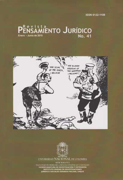 Revista pensamiento juridico N° 41