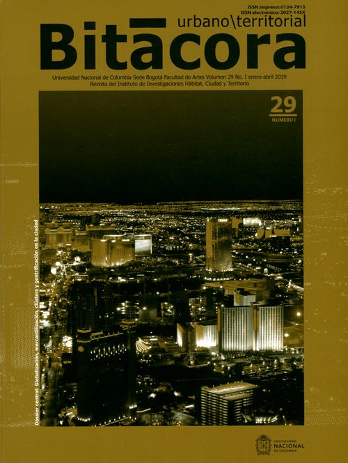 Revista Bitacora Urbano Territorial Vol29 Número I
