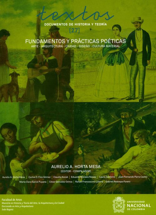 Revista textos Documentos de historia y teoría Vol27 Fundamentos y prácticas poéticas ArteArquitecturaCiudadDiseñoCultura material
