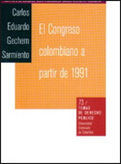 El Congreso colombiano a partir de 1991
