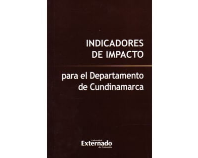 Indicadores de impacto para el departamento de Cundinamarca