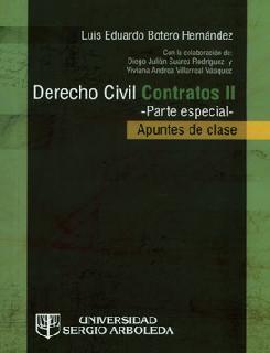 Derecho civil contratos II. Parte especial. Apuntes de clase