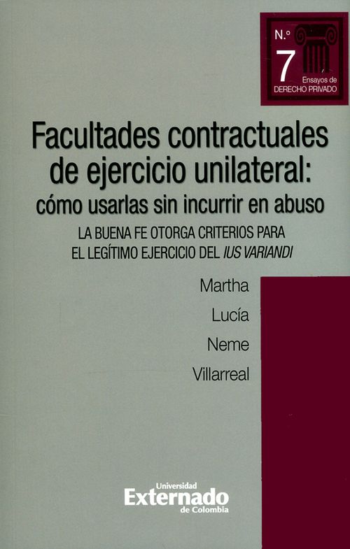 Facultades contractuales de ejercicio unilateral cómo usarlas sin incurrir al abuso