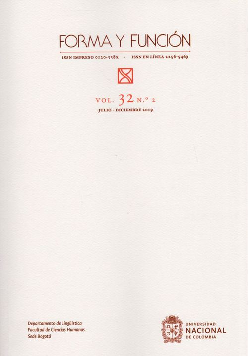 Revista Forma y Función Vol 32 N2