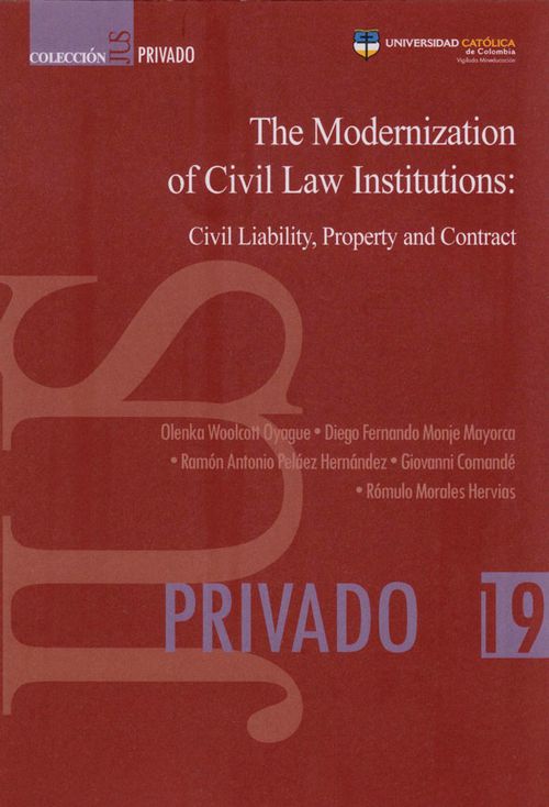 The Modernization of Civil Law Institutions Civil Liability Property and Contract