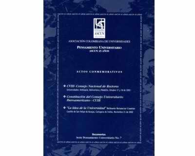 Pensamiento Universitario No 7 ASCUN 45 Años  Actos Conmemorativos