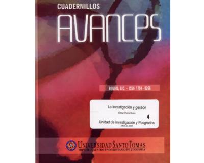 Avances No 4 La investigación y gestión