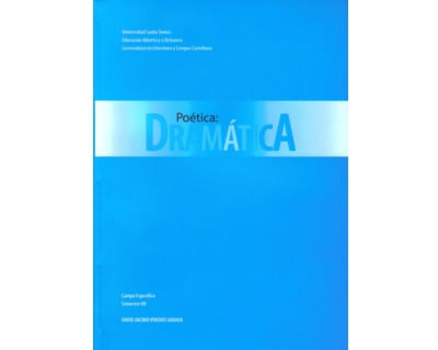 Poética dramática