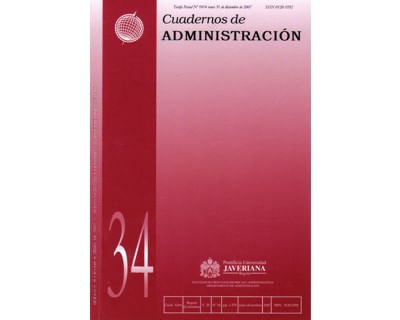 Cuadernos de Administración No 34 Vol 20