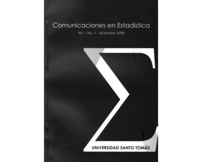 Comunicaciones en estadística Vol 1 No 1