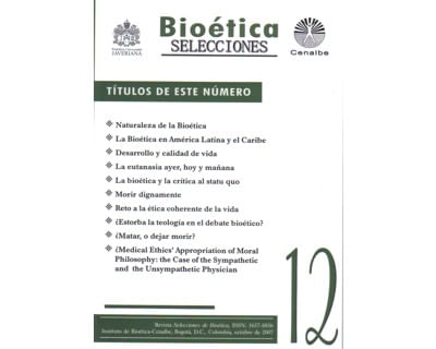 Selecciones de Bioética No 12