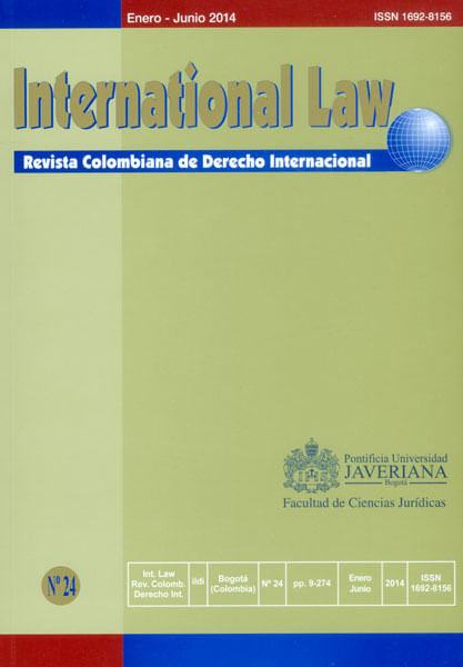 International Law Revista colombiana de Derecho Internacional No 24
