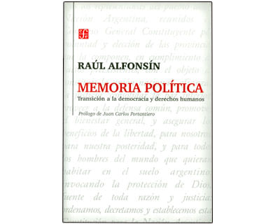 Memoria política Transición a la democracia y derechos humanos