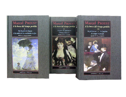 Marcel Proust A la busca del tiempo perdido Tomos I II y III