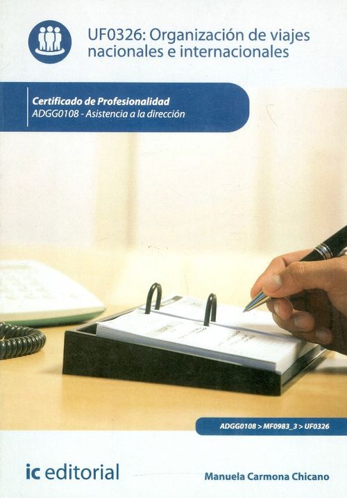 UF0326 Organización De Viajes Nacionales E Internacionales