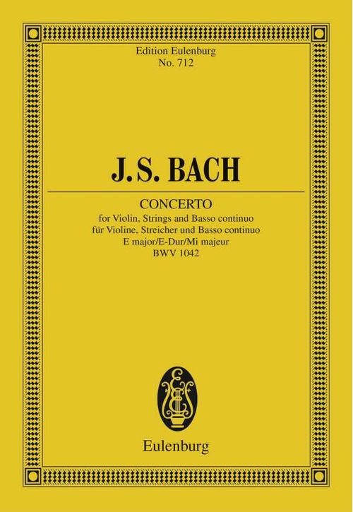 Violin Concerto, E major
