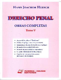 Derecho Penal Obras completas Tomo V