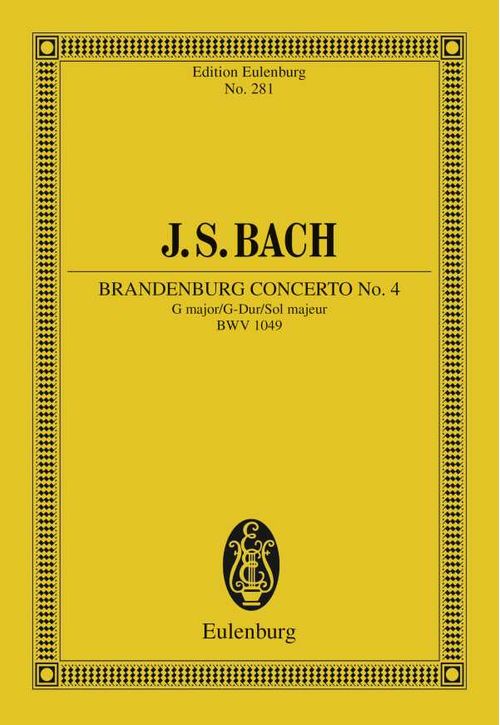Brandenburg Concerto No. 4 G major