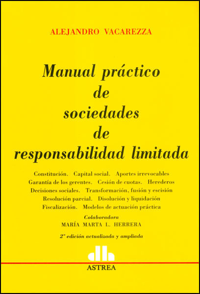 Manual práctico de sociedades de responsabilidad limitada