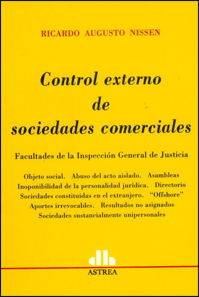 Control externo de sociedades comerciales
