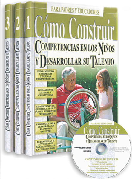 Cómo construir competencias en los niños y desarrollar su talento (III Tomos, incluye CD)