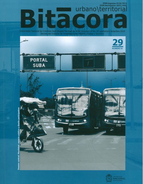 Revista Bitácora UrbanoTerritorial Vol 29 Número III