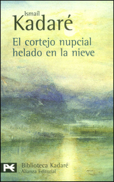 El cortejo nupcial helado en la nieve