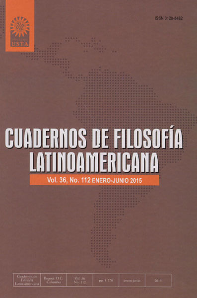 Cuadernos de filosofía latinoamericana Vol 36 No 112