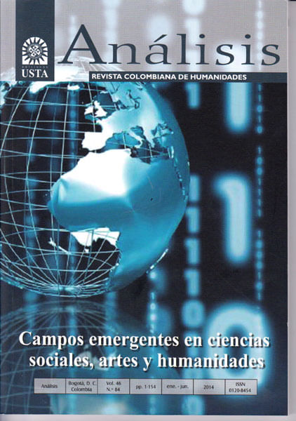 Análisis Revista Colombiana de Humanidades Vol 46 No 84 EneroJunio 2014