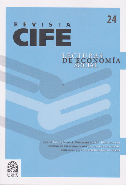 Revista CIFE Lecturas de Economía Social No 24