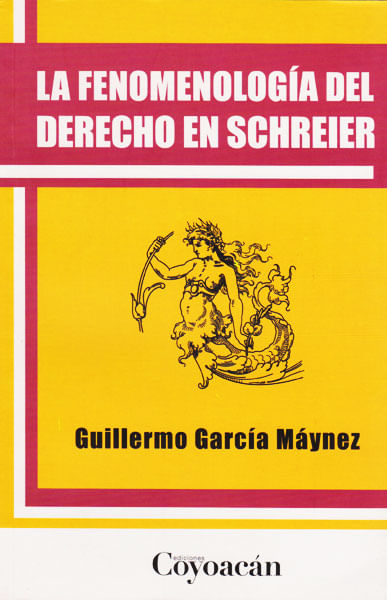 La fenomenologia del derecho en Schreier