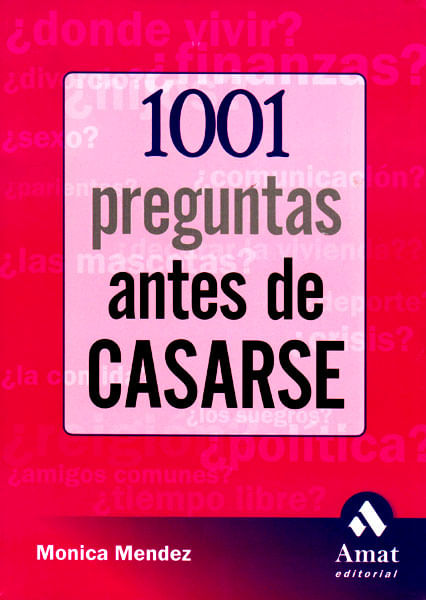 1001 preguntas antes de casarse