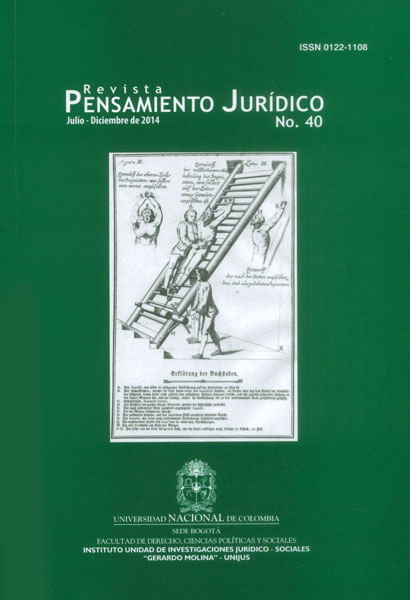 Revista Pensamiento Jurídico No 40 Algunas discusiones contemporáneas en el Derecho Internacional la formación jurídica y la filosofía del Derecho