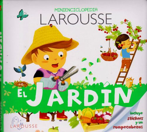 Minienciclopedia Larousse El Jardín Incluye Stickers y un rompecabezas