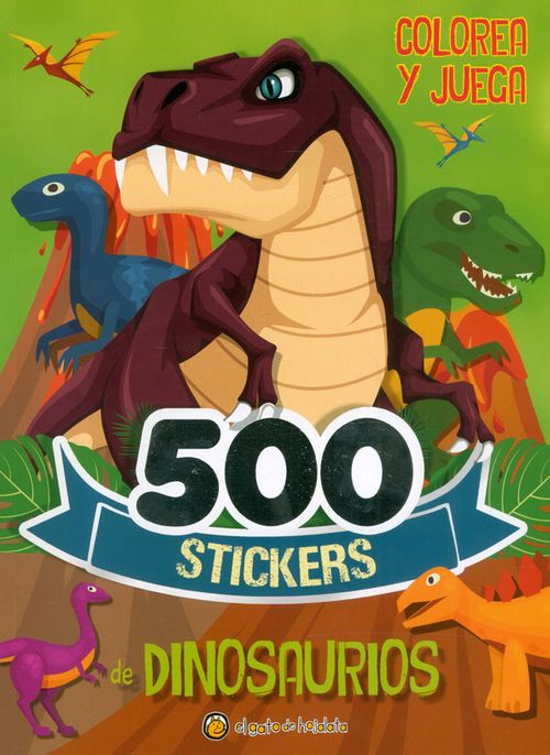 500 Stickers De Dinosaurios