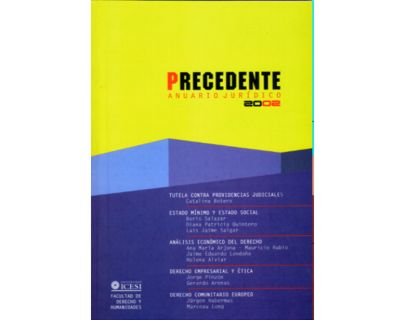 Revista Precedente Anuario Jurídico 2002