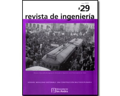 Revista de Ingeniería No 29 Memoria Desarrollo del programa de Doctorado en Ingeniería en la Universidad de los Andes