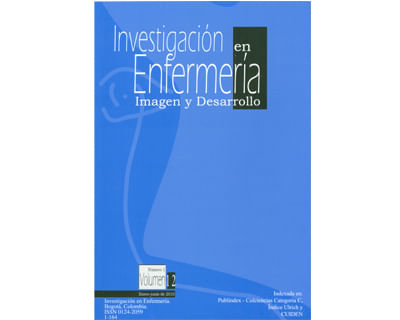Investigación en enfermería Imagen y desarrollo Vol 12 No 1
