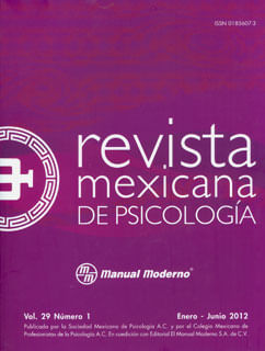 Revista mexicana de psicología Vol 29 No1