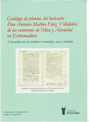 Catalogo De Plantas De Los Contornos De Oliva Y Alconchel