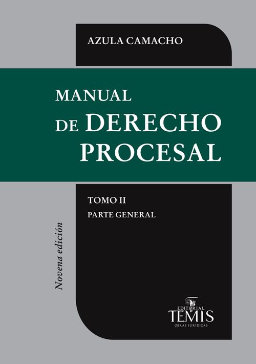 Manual de derecho procesal