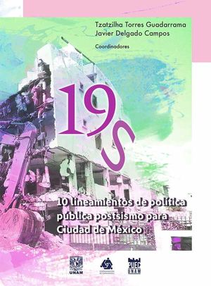 19S.10 lineamientos de política pública postsismo para Ciudad de México