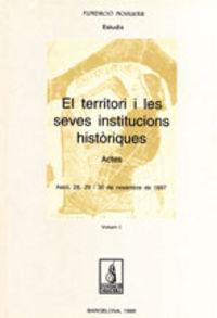 El Territori I Les Seves Institucions Històriques